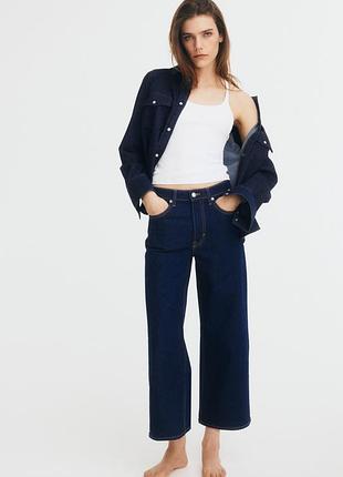 Сині широкі джинси h&m розмір s