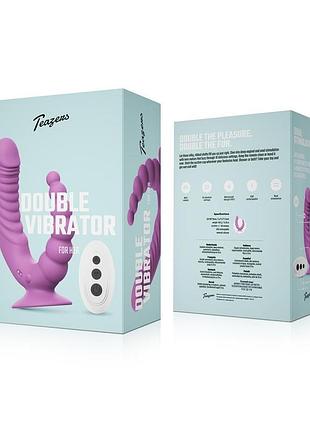 Двойной вибратор teazers double vibrator 8