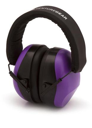 Наушники противошумные защитные venture gear vgpm8065c (защита слуха snr 26 дб, беруши в комплете), фиолетовые