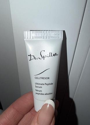 Dr. spiller celltresor ultimate peptide serum омолоджуюча сироватка з ефектом ліфтингу 3 мл