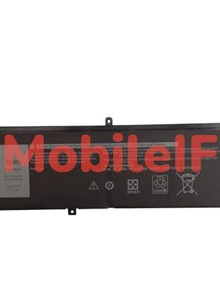 Акумулятор батарея dell alienware m15 r1 2018, m17 r1 2019, g5 5590, 1f22n, xrgxx, 7500mah, 90wh