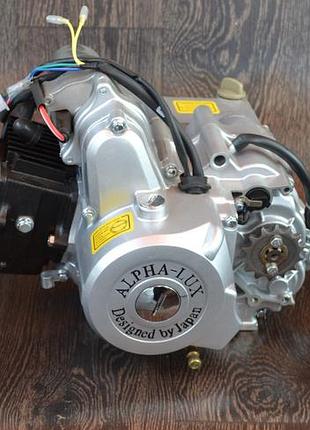 Двигатель delta/alpha/viper active-110cc (механика, чугунный цилиндр) для мопедов + подарок масло и карбюратор