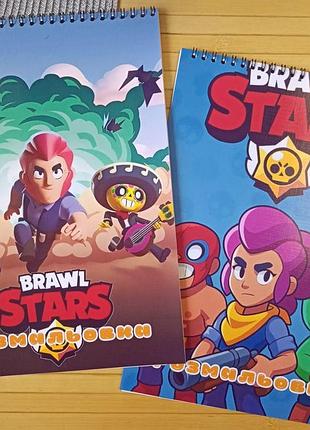 Розмальовка бравл старс brawl stars а4 набір 2 шт (27990)