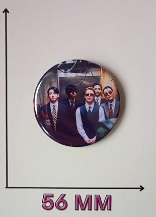Значок бтс bts 5,6 см (28059)