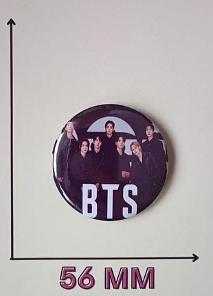 Значок бтс bts 5,6 см (28056)