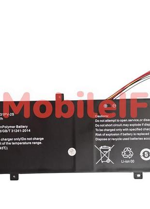 Акумулятор батарея prestigio smartbook 141 c4, u3285131p-2s1p, u3285131pv-2s, 5000mah, 38wh 10pin/7lines, 12см