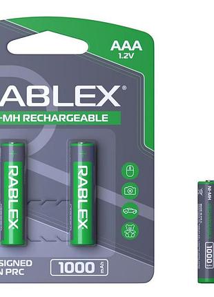 Аккумулятор rablex hr03/aaa ni-mh 1000mah 1.2v 1 шт. цена за 1шт , продажа по блистерам modern home style