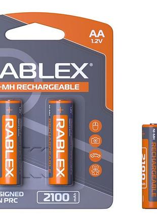 Аккумулятор rablex hr6/aa ni-mh 2100mah 1.2v 1 шт. цена за 1шт , продажа по блистерам modern home style