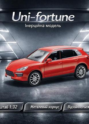 Машинка uni-fortune rmz city porsche cayenne turbo