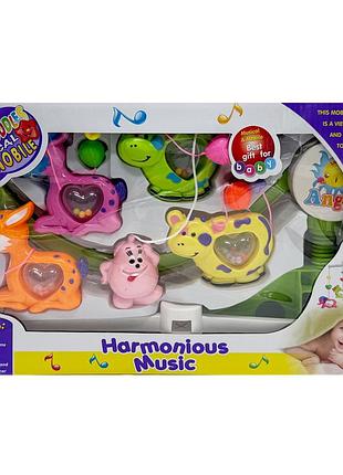 Музыкальный мобиль на кроватку "harmonious music" m 1245-32a u/r, заводная