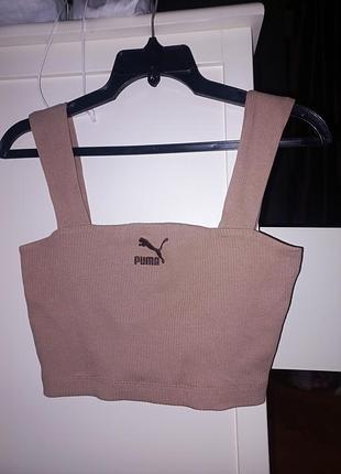 Базовый топ в рубчик puma