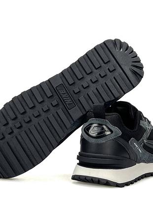 Nike waffle s dark grey black 6