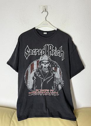 Футболка вінтажна мерч  sacred reich