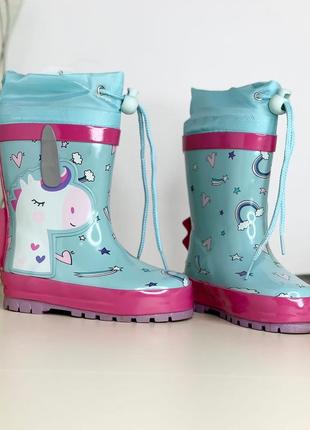 Резові чобітки для дівчинки