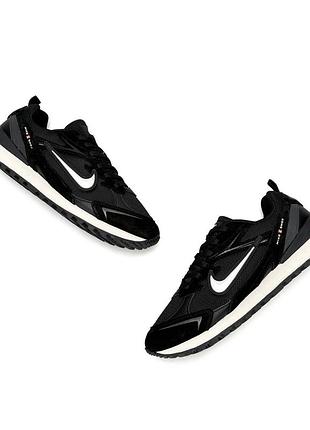 Nike waffle s black white 4
