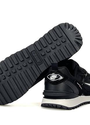 Nike waffle s black white 6
