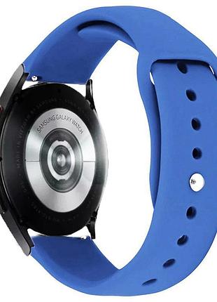 Силиконовый ремешок sport для smart watch 20mm синий / denim blue