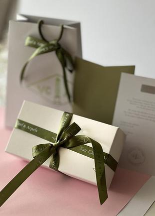 Ювелірний футляр van cleef & arpels для браслету коробка van cleef під браслет