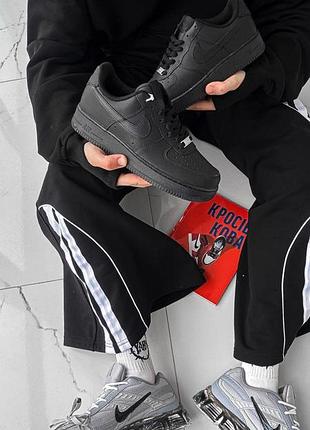 Nike air force 1 low black premium 7