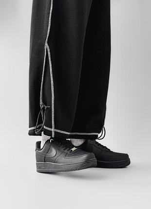 Nike air force 1 low black premium 8