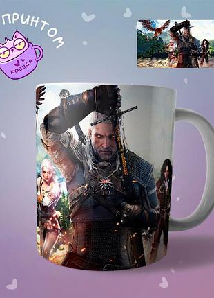 Чашка кружка the witcher ведьмак