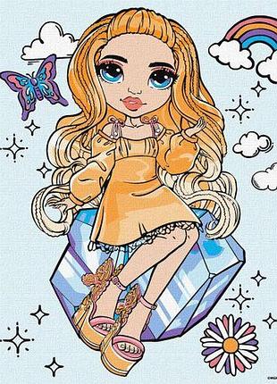 Картина за номерами "rainbow high poppy rowan" 30х40 см
