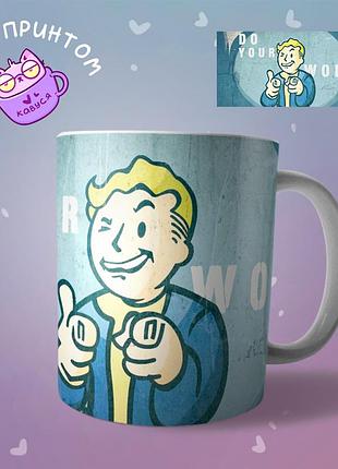 Чашка кружка fallout фалаут "2