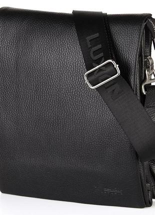 Сумка планшетка шкіряна через плече luxon 1407-1