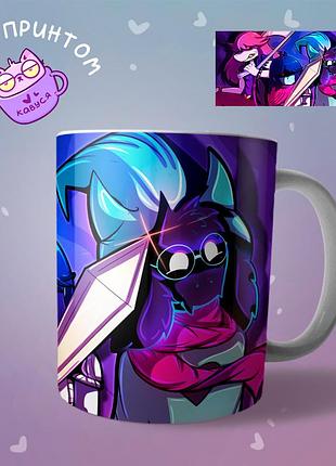 Чашка кружка deltarune дельтарун "2
