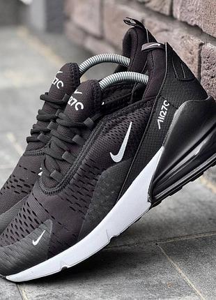 Легкие мужские кроссовки nike air max 270 из текстиля для прогулок