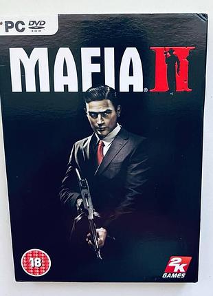 Mafia ii collector's edition + паперова карта + картонний футляр, б/в, англійська версия - диск для pc