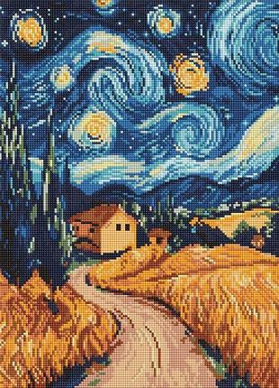 Алмазна мозаїка - українська ніч ©art_selena_ua ідейка 40х50 см (amo8188)