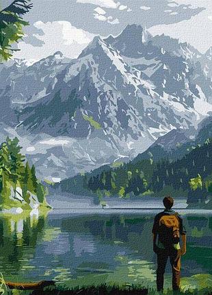 Картина за номерами - гірський краєвид ©art_selena_ua ідейка 40х50 см (kho2902)