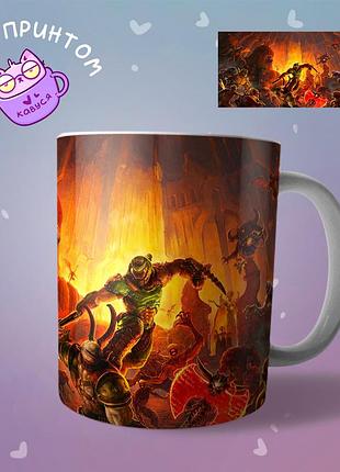 Чашка кружка doom