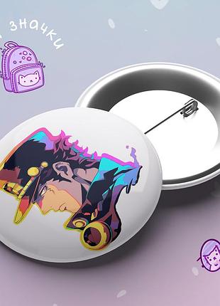 Значок пин на рюкзак 56 мм jojo's bizarre adventure