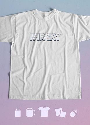 Футболка с принтом far cry s біла