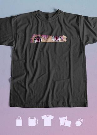 Футболка з принтом щоденник майбутнього mirai nikki xxl чорна
