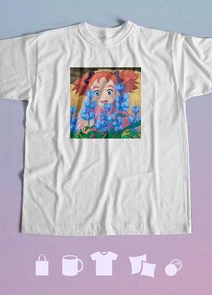 Футболка с принтом мэри и ведьмин цветок mary and the witch's flower