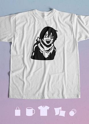 Футболка с принтом аниме норагами бездомный бог noragami
