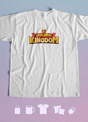 Футболка з принтом аніме кукі ран кінґдом cookie run kingdom