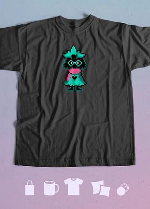 Футболка с принтом deltarune дельтарун l чорна