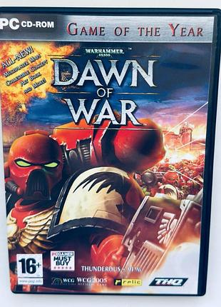 Warhammer 40,000 dawn of war game of the year, б/у, английская версия - диск для pc