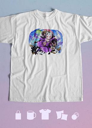 Футболка с принтом аниме нет игры нет жизни no game no life