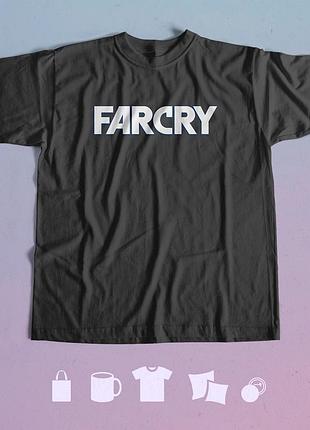 Футболка с принтом far cry xxl чорна