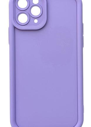 Чехол shock case для apple iphone 11 pro бампер силиконовый цвет сиреневый