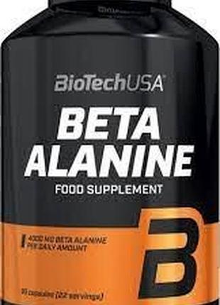 Аминокислота бета-аланин biotechusa beta-alanine 4000 mg 90 caps