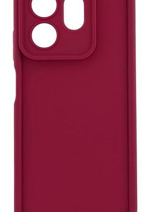 Чехол shock case для infinix hot 50i (x6531, x6531b) бампер силиконовый бордовый