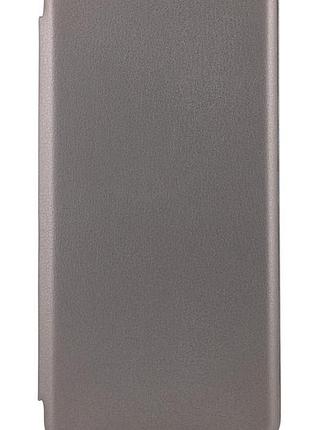 Чехол книжка premium для infinix smart 6 hd (x6512) на магните с подставкой серый