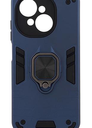 Противоударный чехол armored force для tecno pop 9 4g с подставкой синий