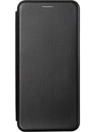 Чохол-книжка premium для oppo a78 4g на магніті з підставкою чорний